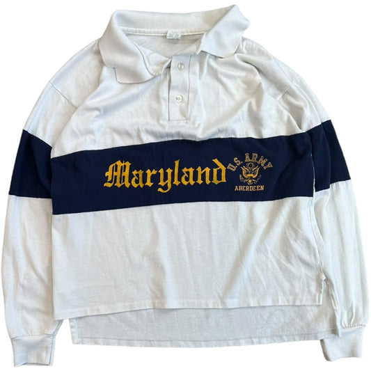 Maryland Army Button-Up Light Sweatshirt- S