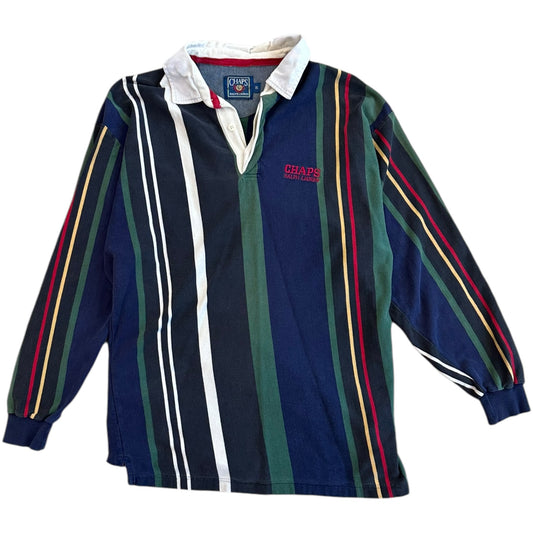 Chaps Ralph Lauren Striped Rugby Shirt- XL