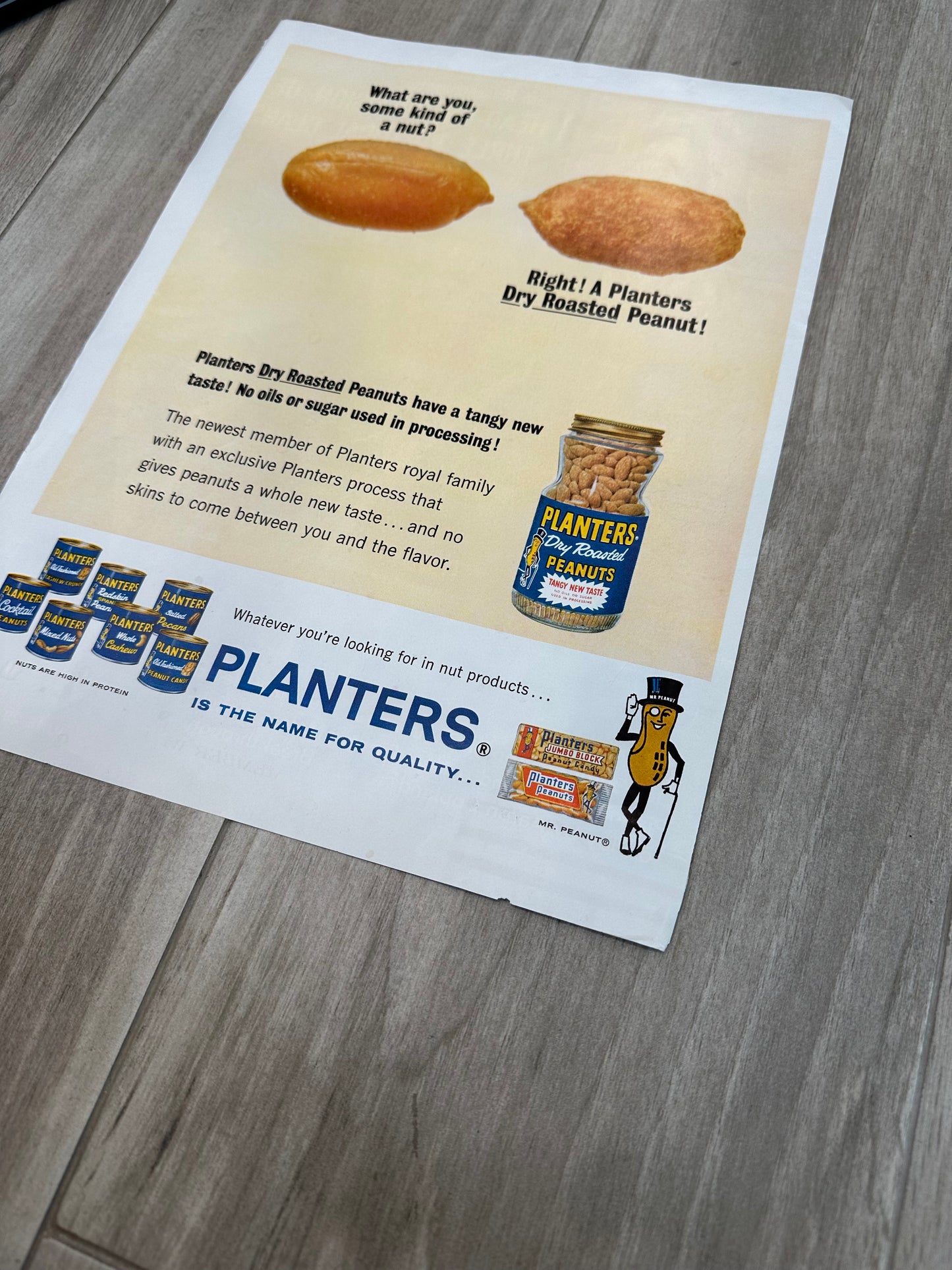 Planters Peanut Print Advertisement