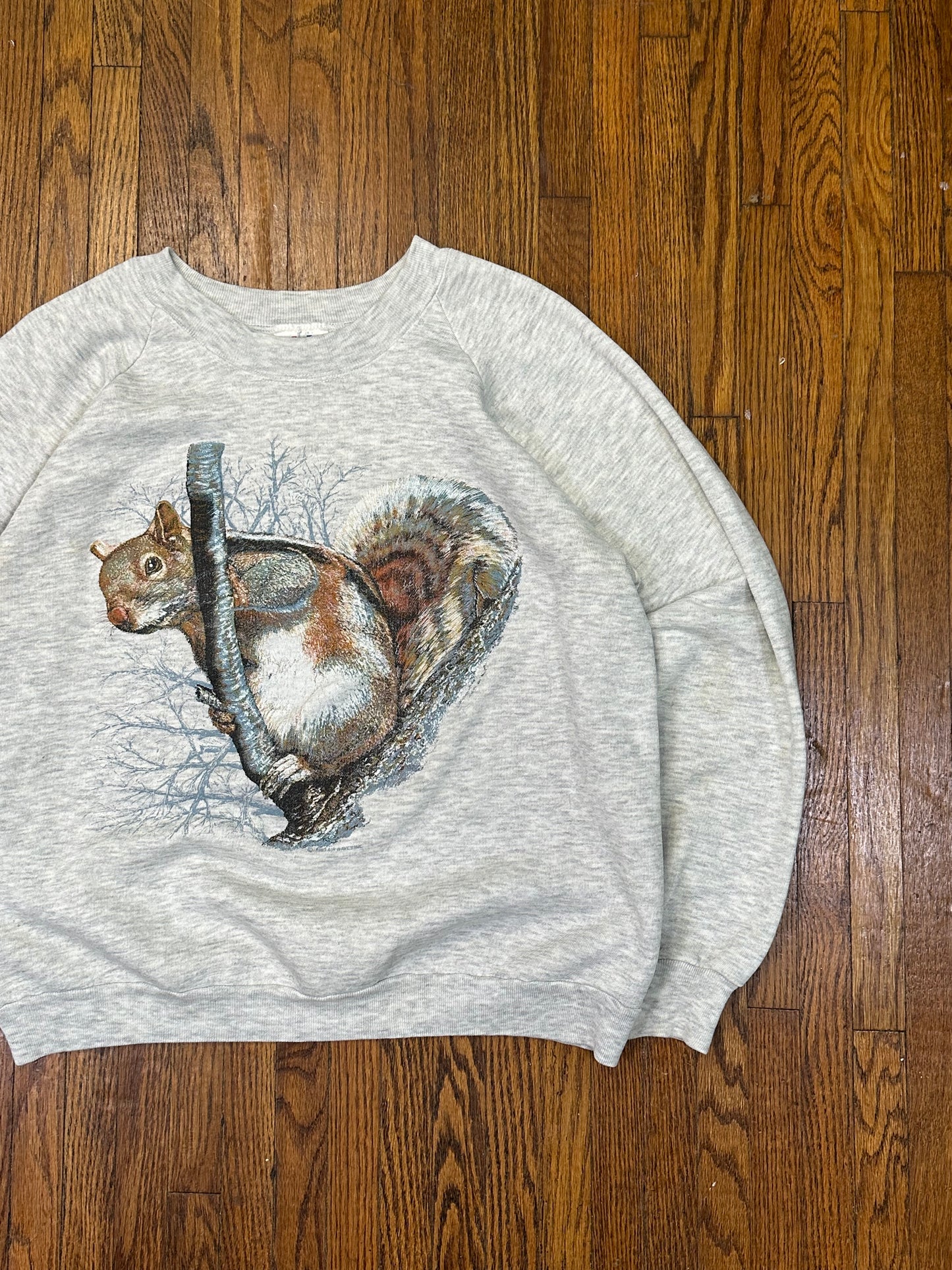 Gray Squirrel Sweatshirt- S