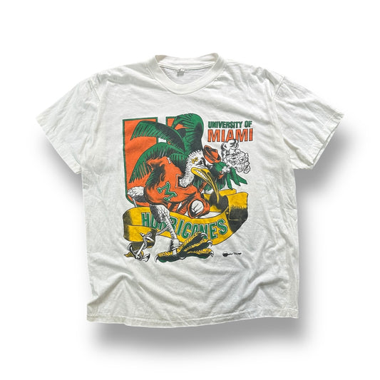 Miami White Tee- XL