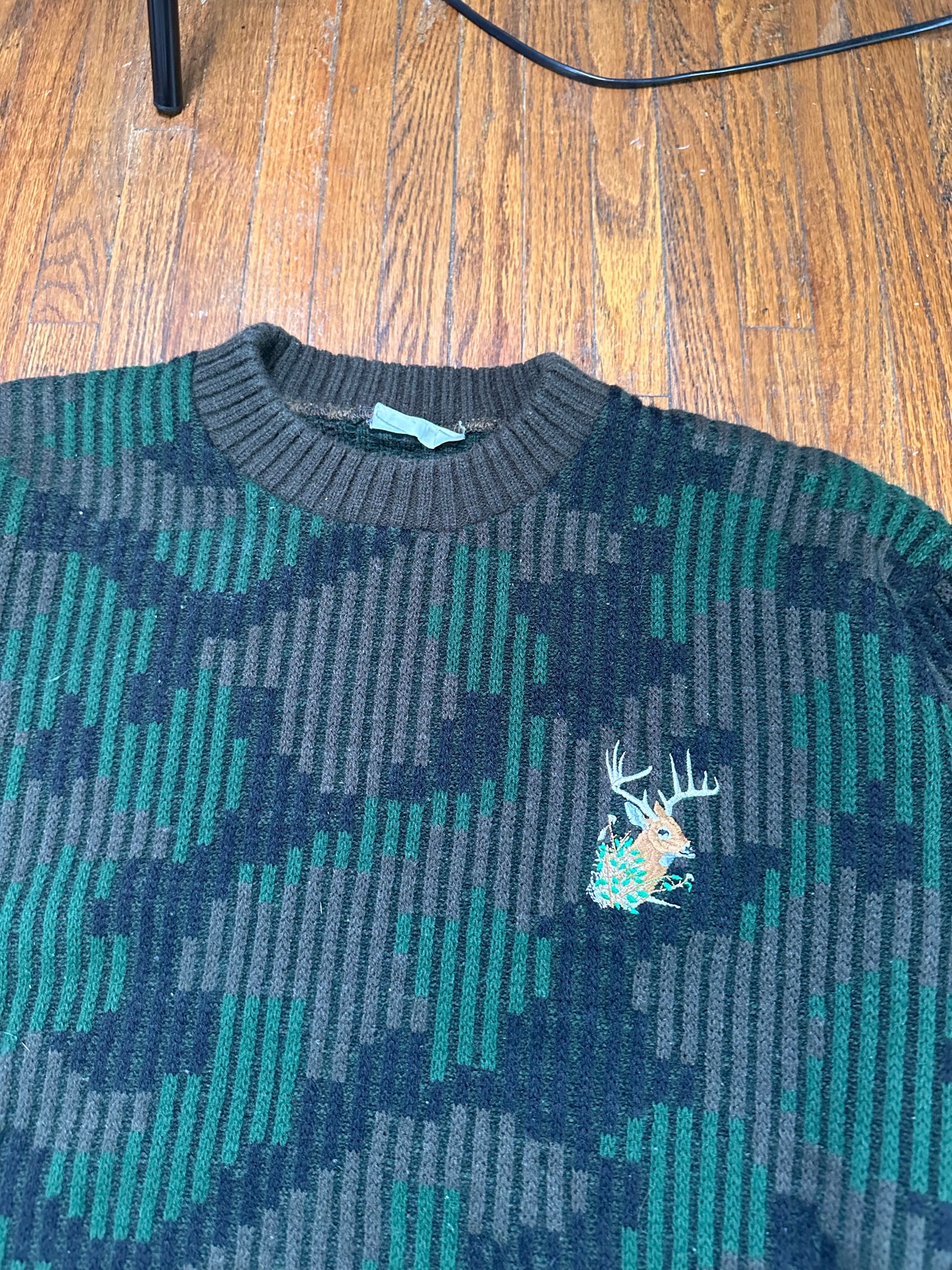 Camo Deer Knit- XL