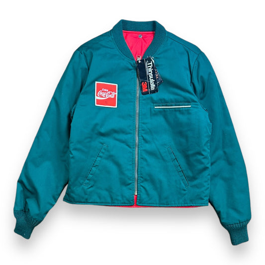 NEW 80s Coke Reversible Delivery Jacket- S