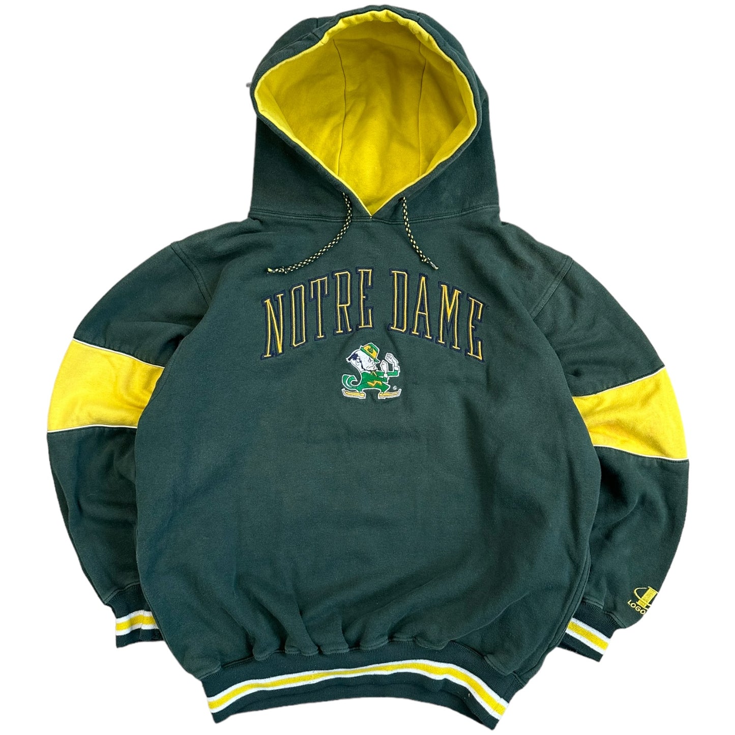 Notre Dame Striped Sleeves Hoodie- BOXY XL