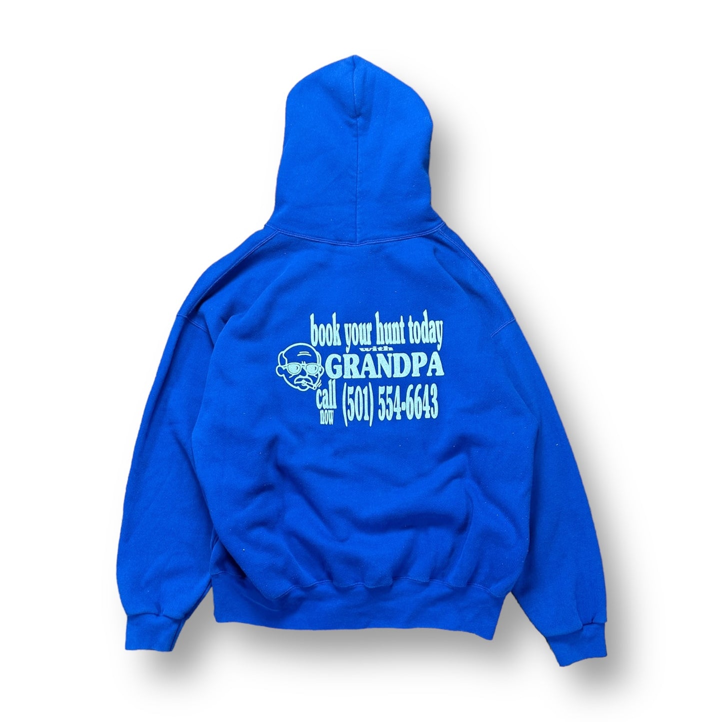 029- "Guide Service Zip-Up" Royal Blue- BOXY L