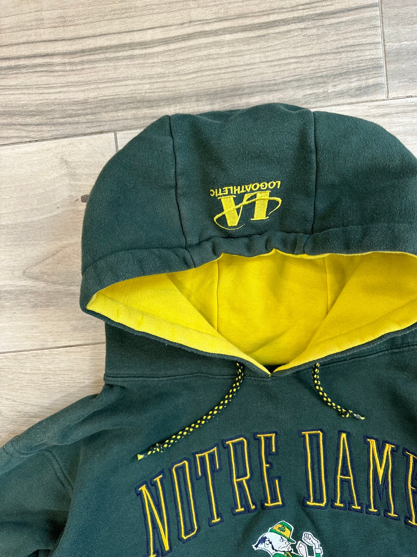 Notre Dame Striped Sleeves Hoodie- BOXY XL