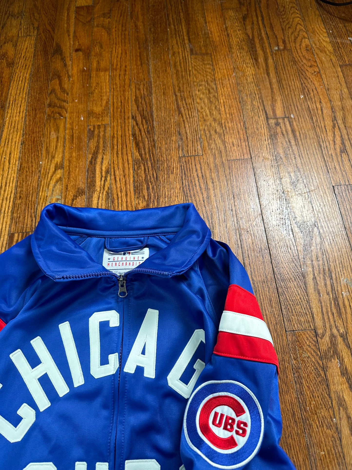 Chicago Cubs Zip-Up Bomber- L