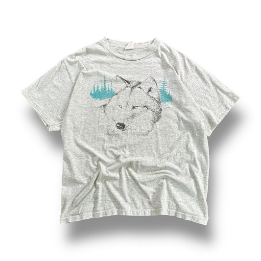 Faded Wolf Tee- L