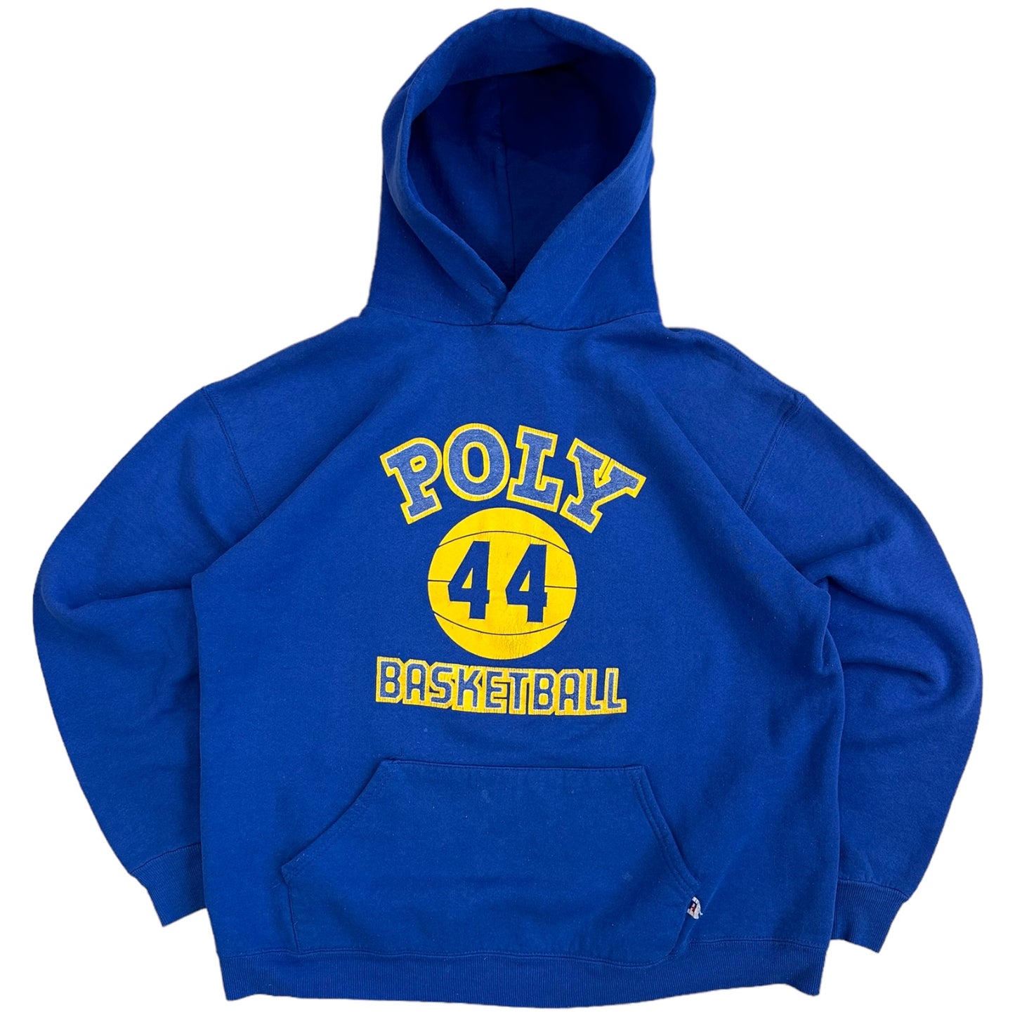 Cal Poly #44 Basketball Hoodie- BOXY L