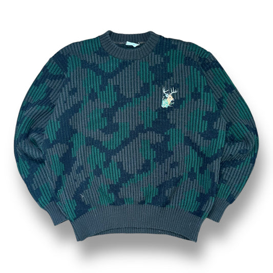 Camo Deer Knit- XL