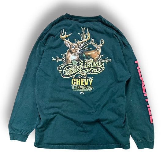 Chevy Trucks Whitetail Long Sleeve Tee- L