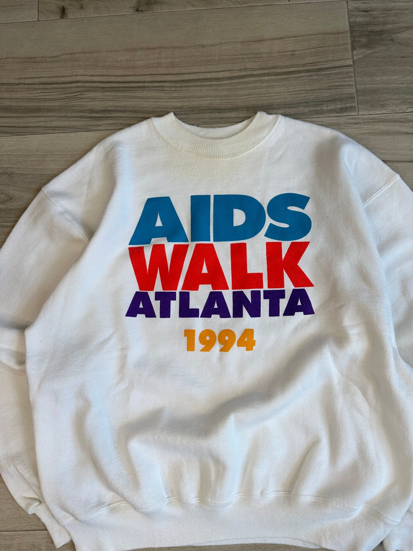 AIDS Walk Crewneck- BOXY L