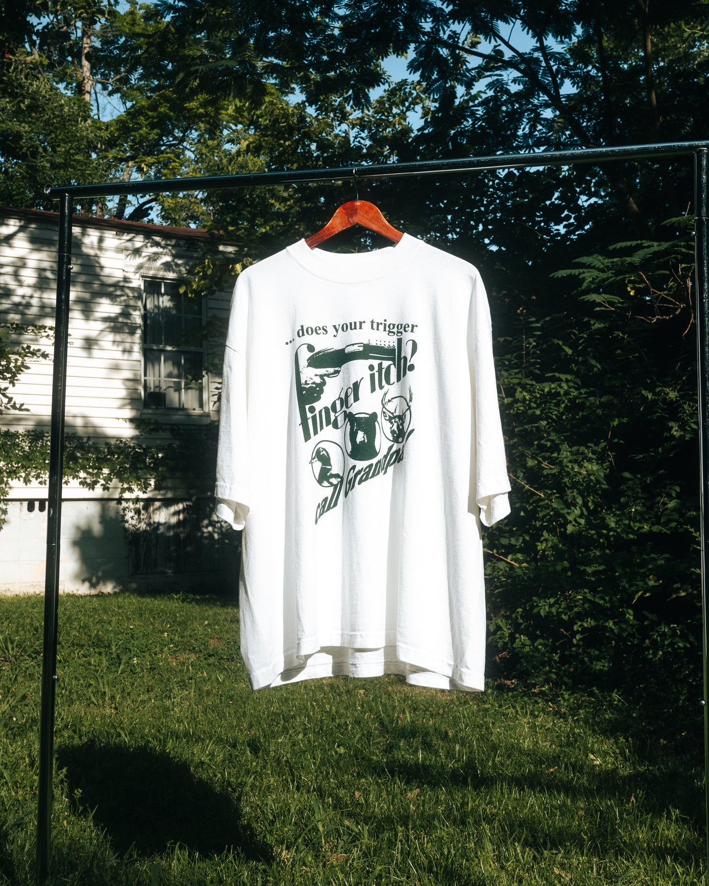 Grandpa’s “Guide Service Tee” Super Heavyweight- BOXY L