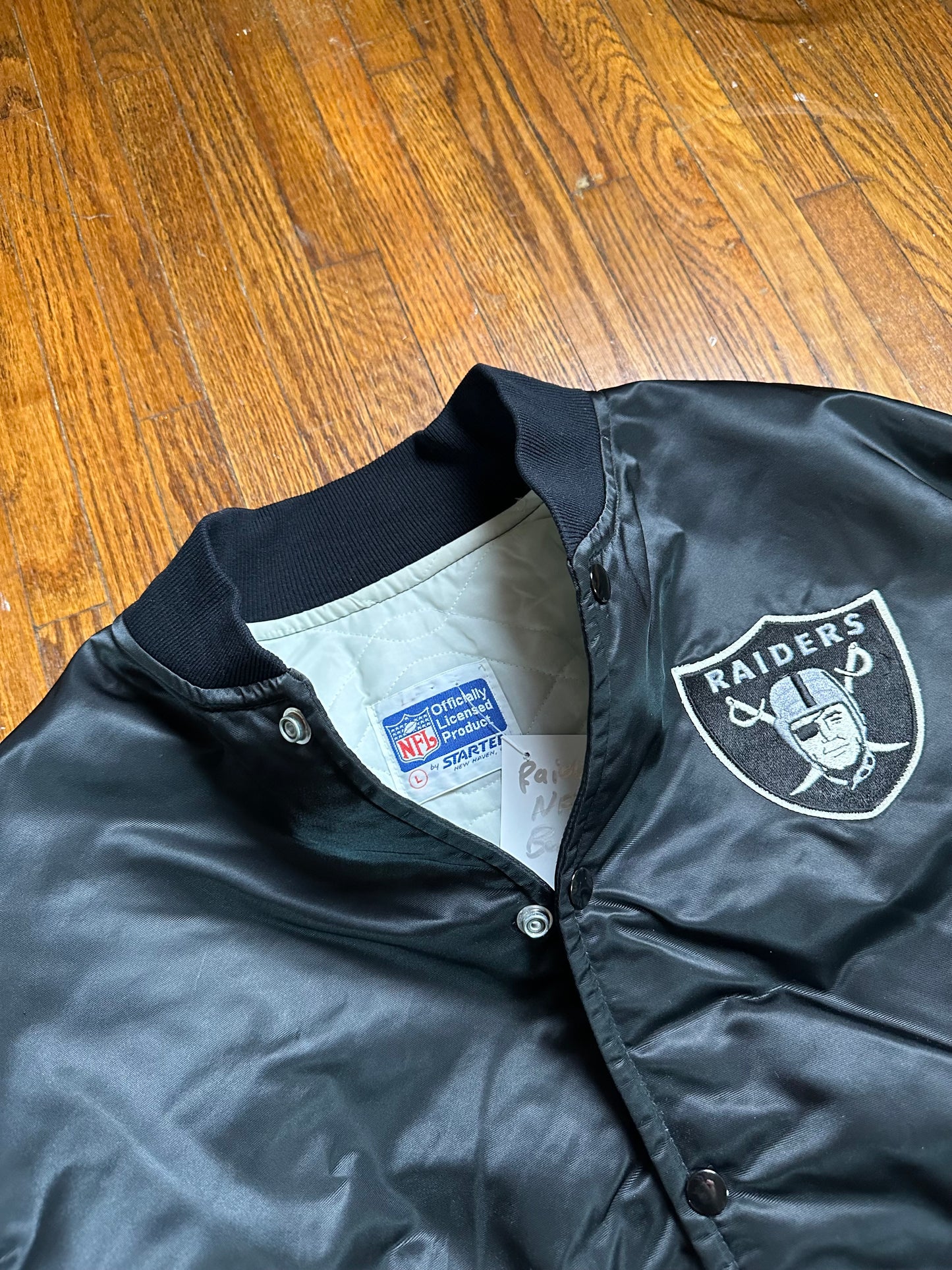 Raiders NFL Starter Bomber- L