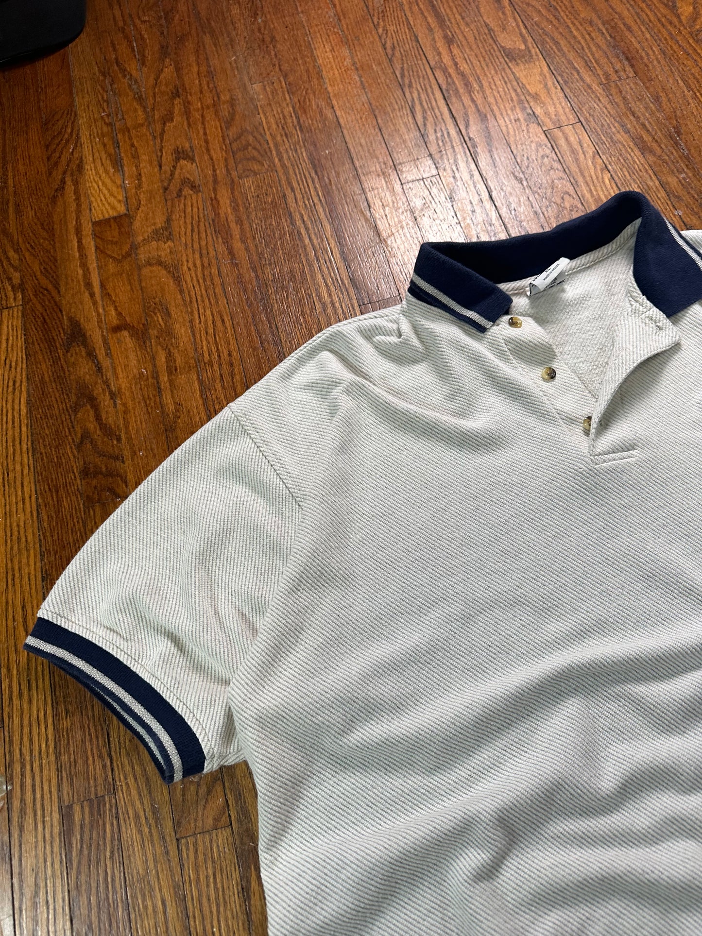 Atlanta Braves Grey Polo- Boxy XL