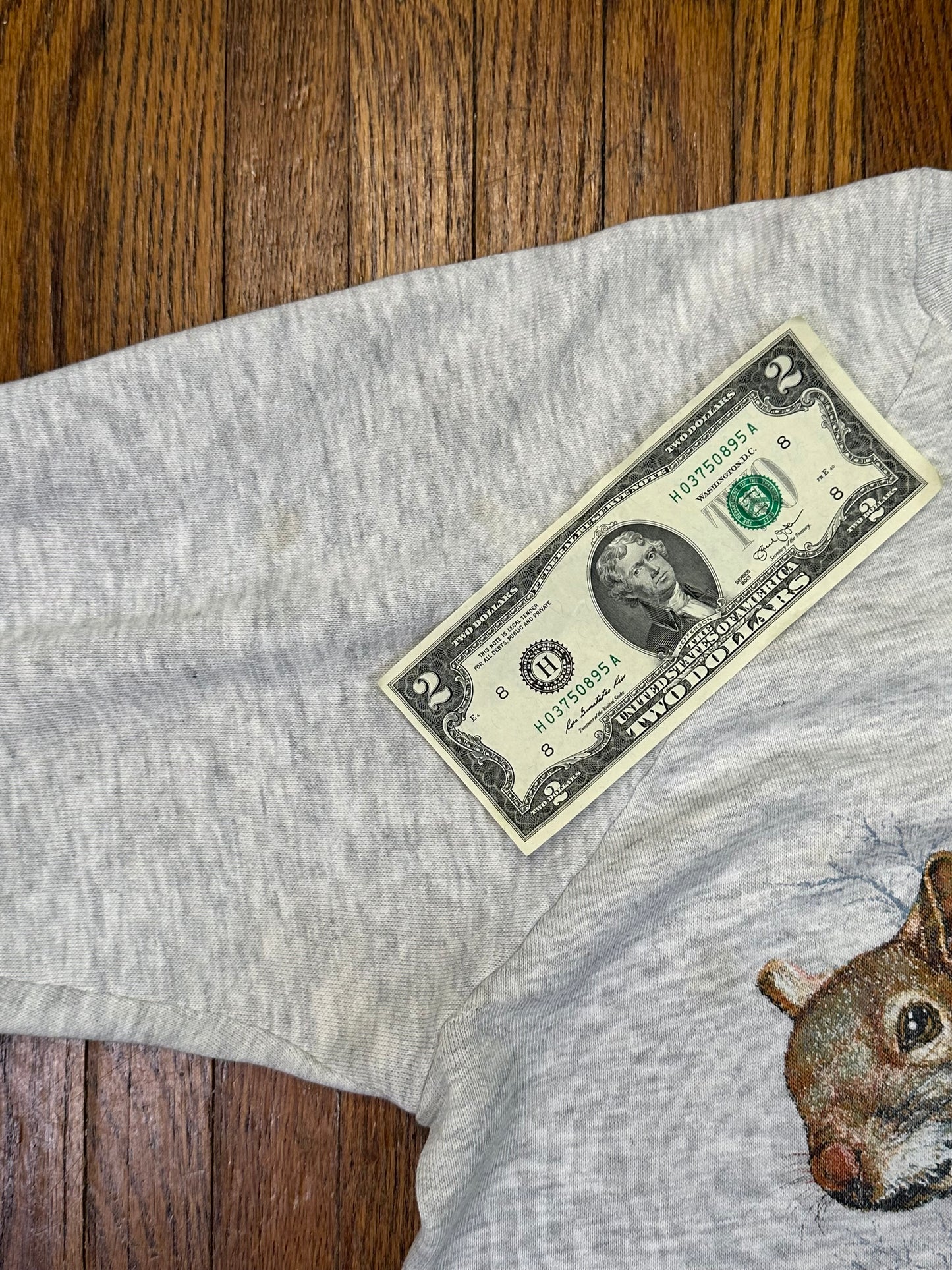 Gray Squirrel Sweatshirt- S