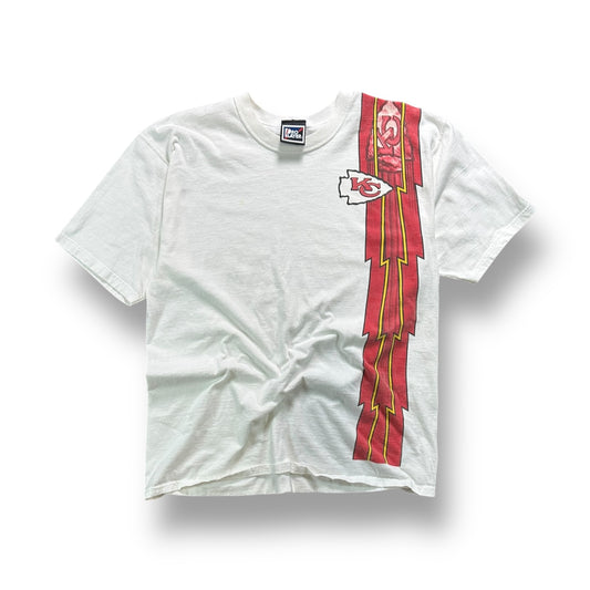 Chiefs White Tee- L