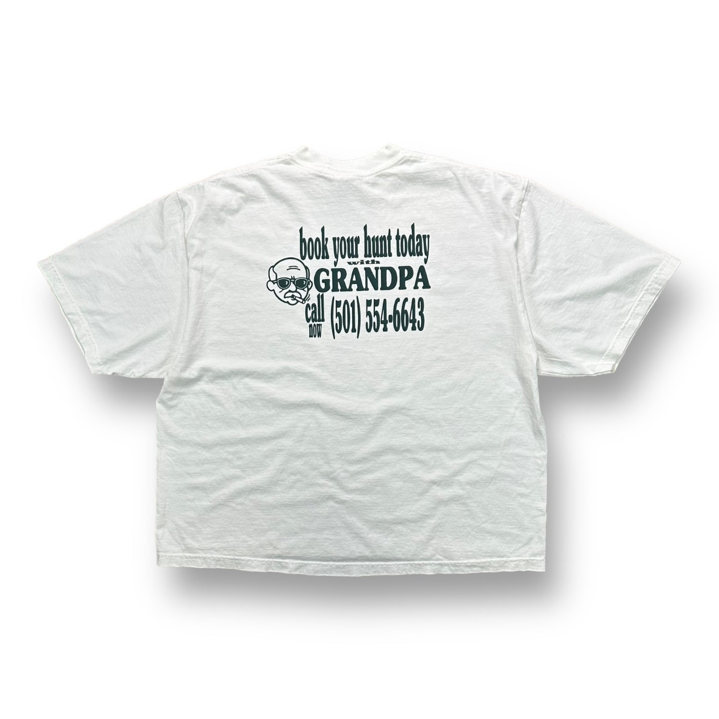 Grandpa’s “Guide Service Tee” Super Heavyweight- BOXY L